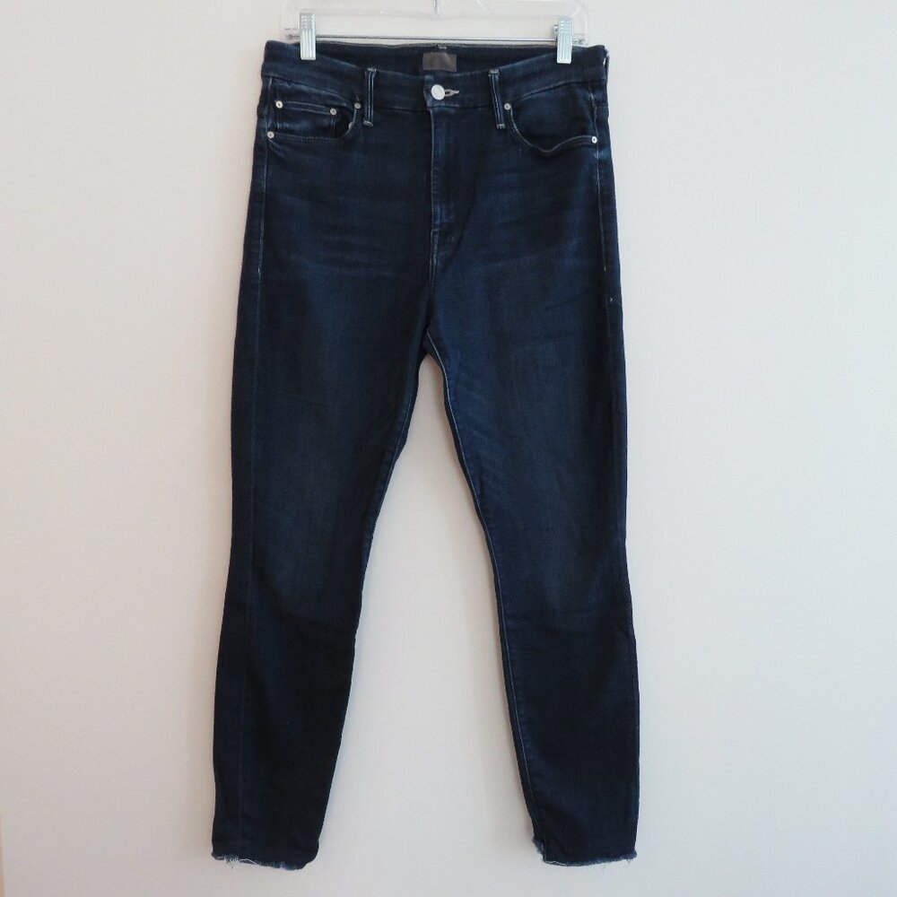 MOTHER High Waisted Looker Ankle Fray Jeans in Tongue and Chic - Size 30 - Picture 3 of 16